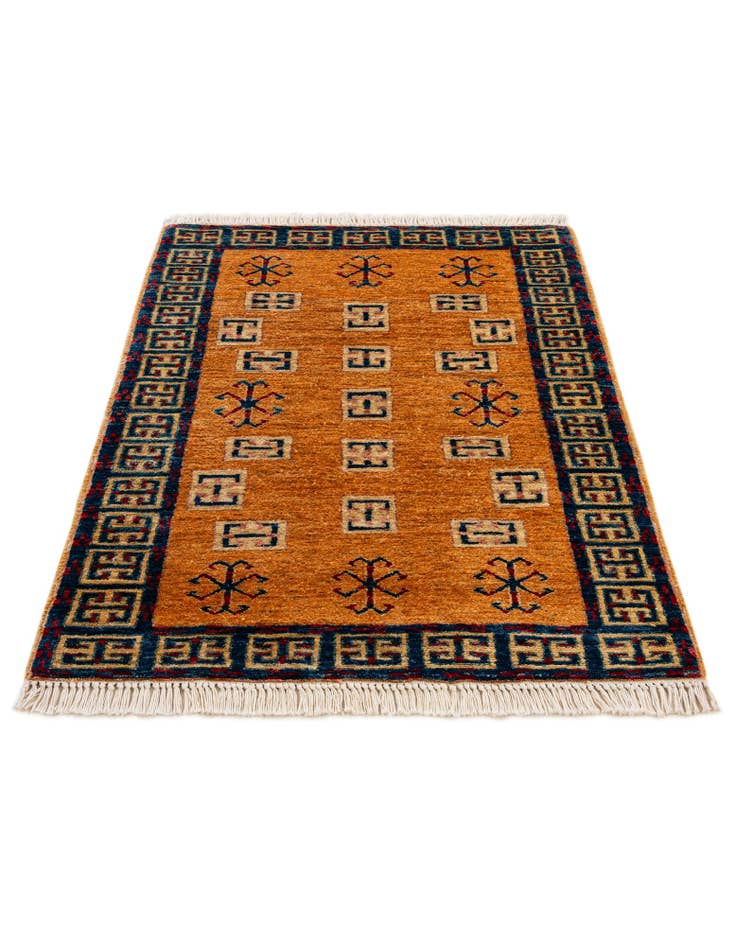 Detail image of 2' 8 x 3' 10  Hand Knotted Kazak Wool Rug