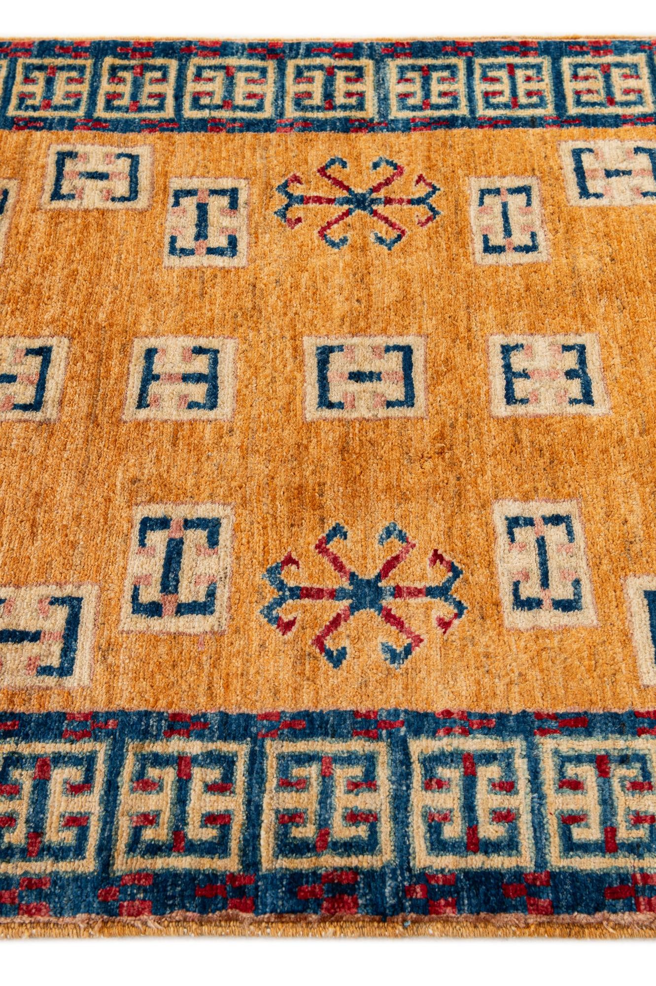 2' 8 x 3' 10 Hand Knotted Kazak Wool Rug