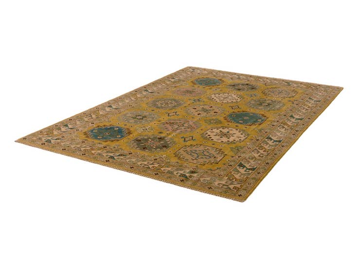 Detail image of 6' 8 x 10' Hand Knotted Kazak Rug