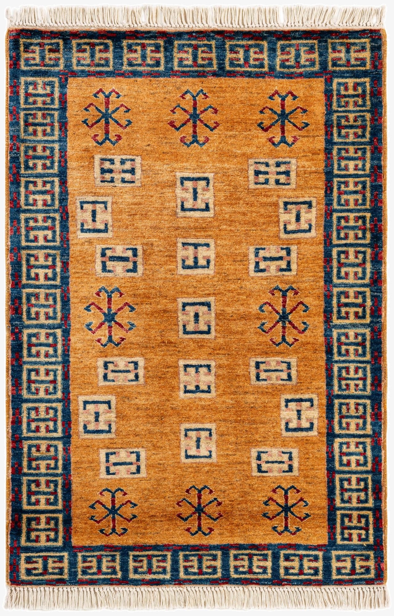 2' 8 x 3' 10  Hand Knotted Kazak Wool Rug