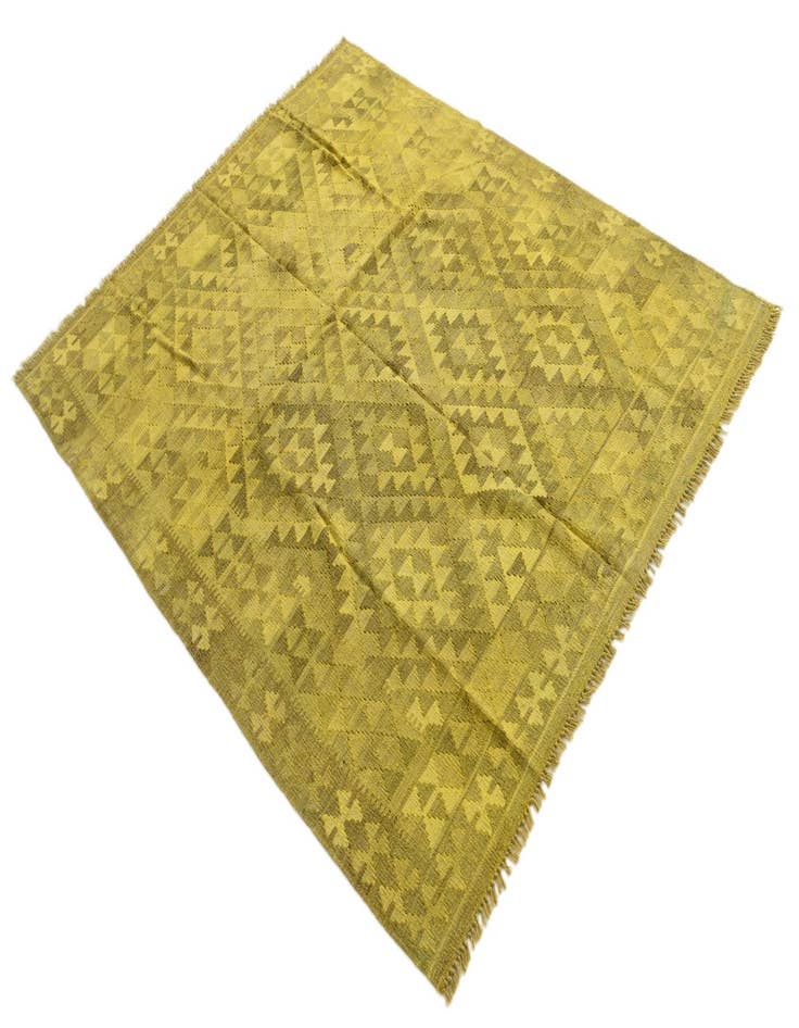 Detail image of 5' 3 x 6' 5  Hand Woven Kilim Fars Wool Rug