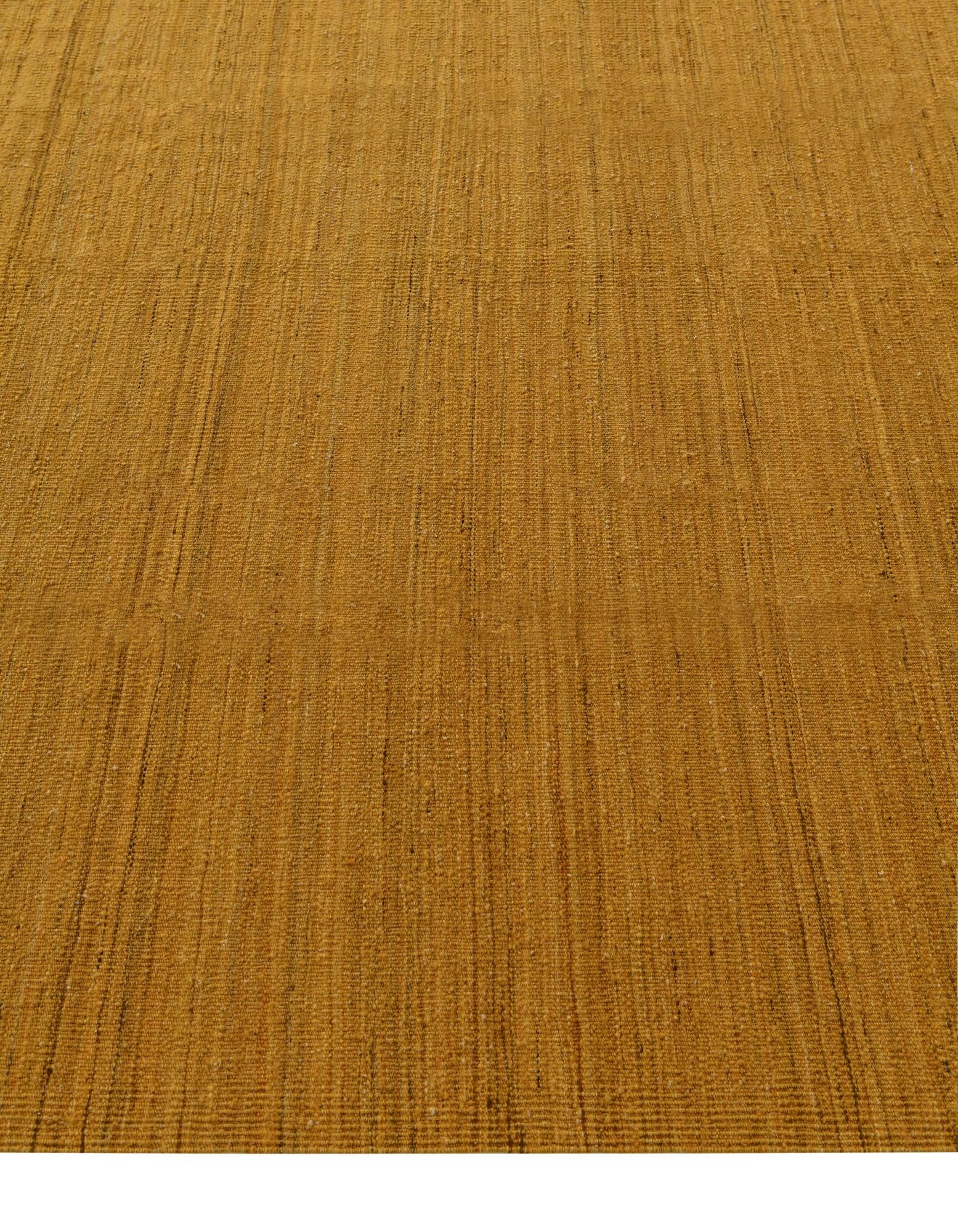 6' 8 x 9' 5 Hand Woven Kilim Modern Wool Rug
