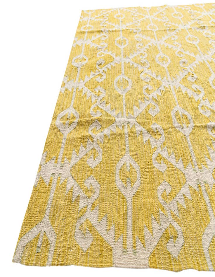 Detail image of 5' 7 x 7' 8  Hand Woven Kilim Modern Wool Rug