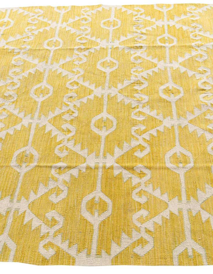 Detail image of 5' 7 x 7' 8  Hand Woven Kilim Modern Wool Rug