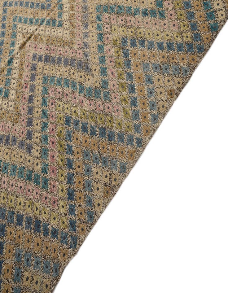 Detail image of 10' 5 x 12' 6  Hand Woven Kilim Modern Wool Rug