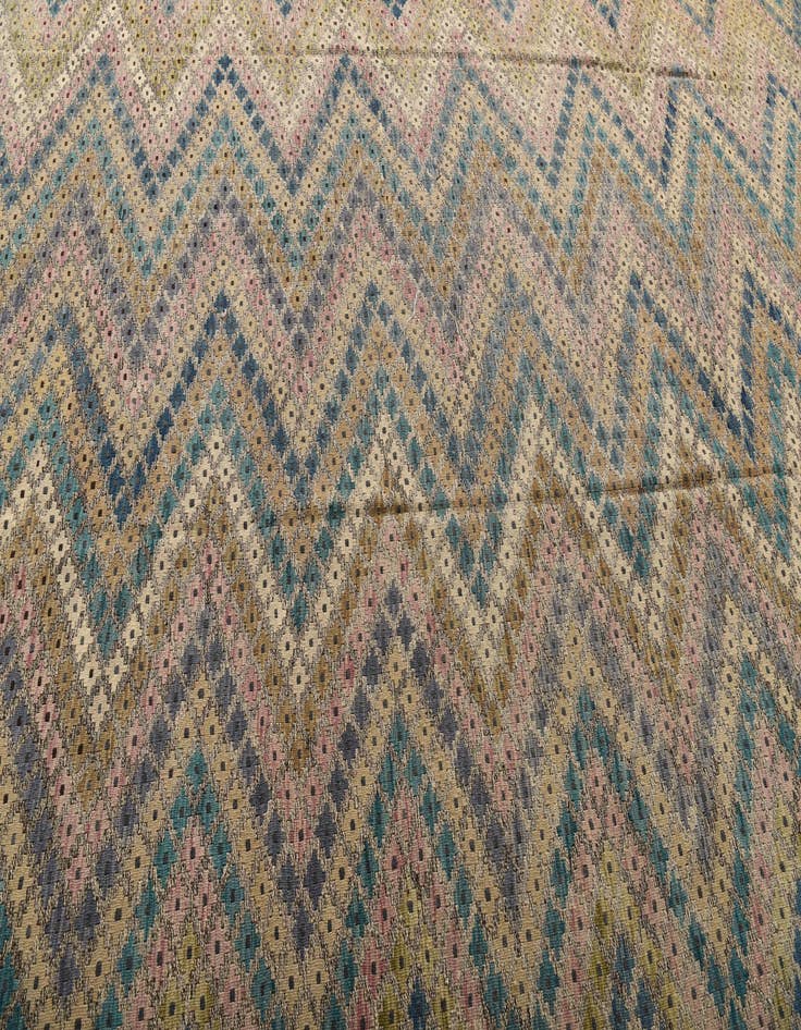 Detail image of 10' 5 x 12' 6  Hand Woven Kilim Modern Wool Rug