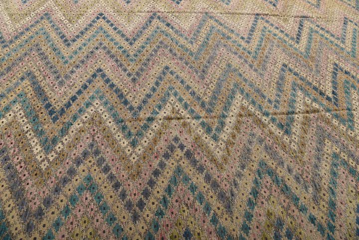 10' 5 x 12' 6 Hand Woven Kilim Modern Wool Rug
