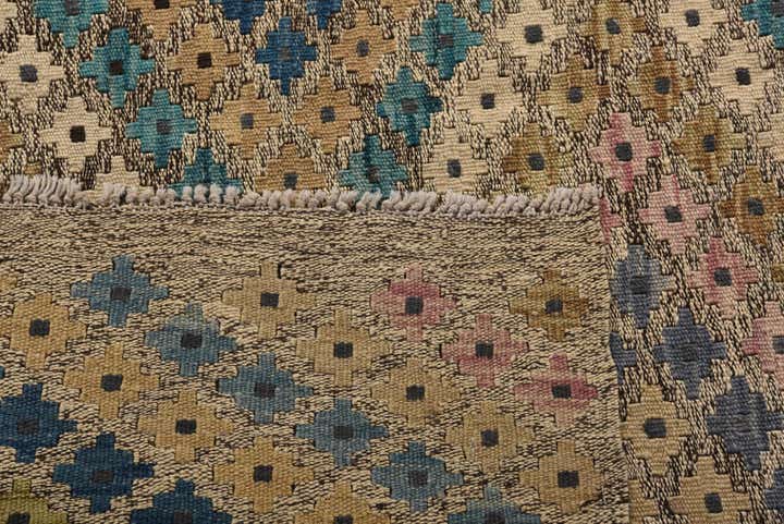 10' 5 x 12' 6 Hand Woven Kilim Modern Wool Rug