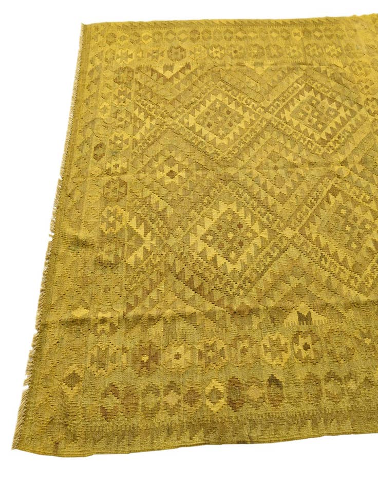 Detail image of 5' 3 x 6' 4  Hand Woven Kilim Modern Wool Rug