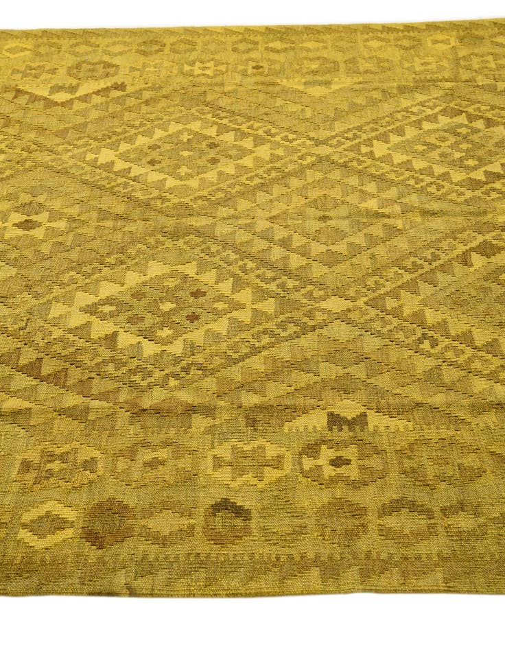 Detail image of 5' 3 x 6' 4  Hand Woven Kilim Modern Wool Rug