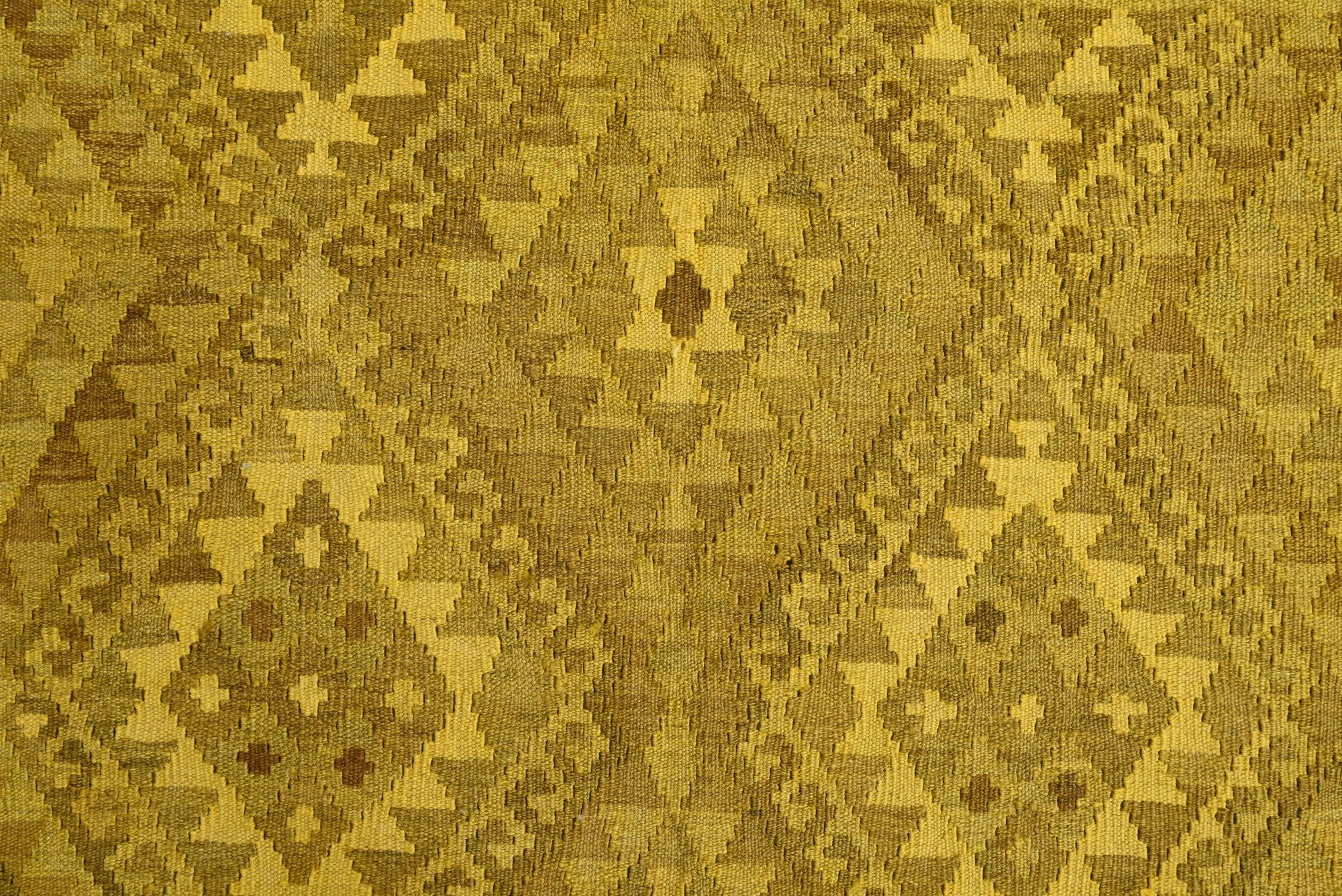 5' 3 x 6' 4 Hand Woven Kilim Modern Wool Rug