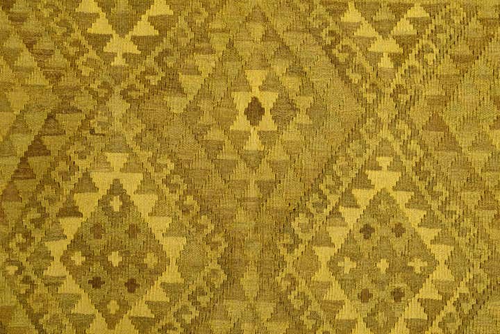 5' 3 x 6' 4 Hand Woven Kilim Modern Wool Rug
