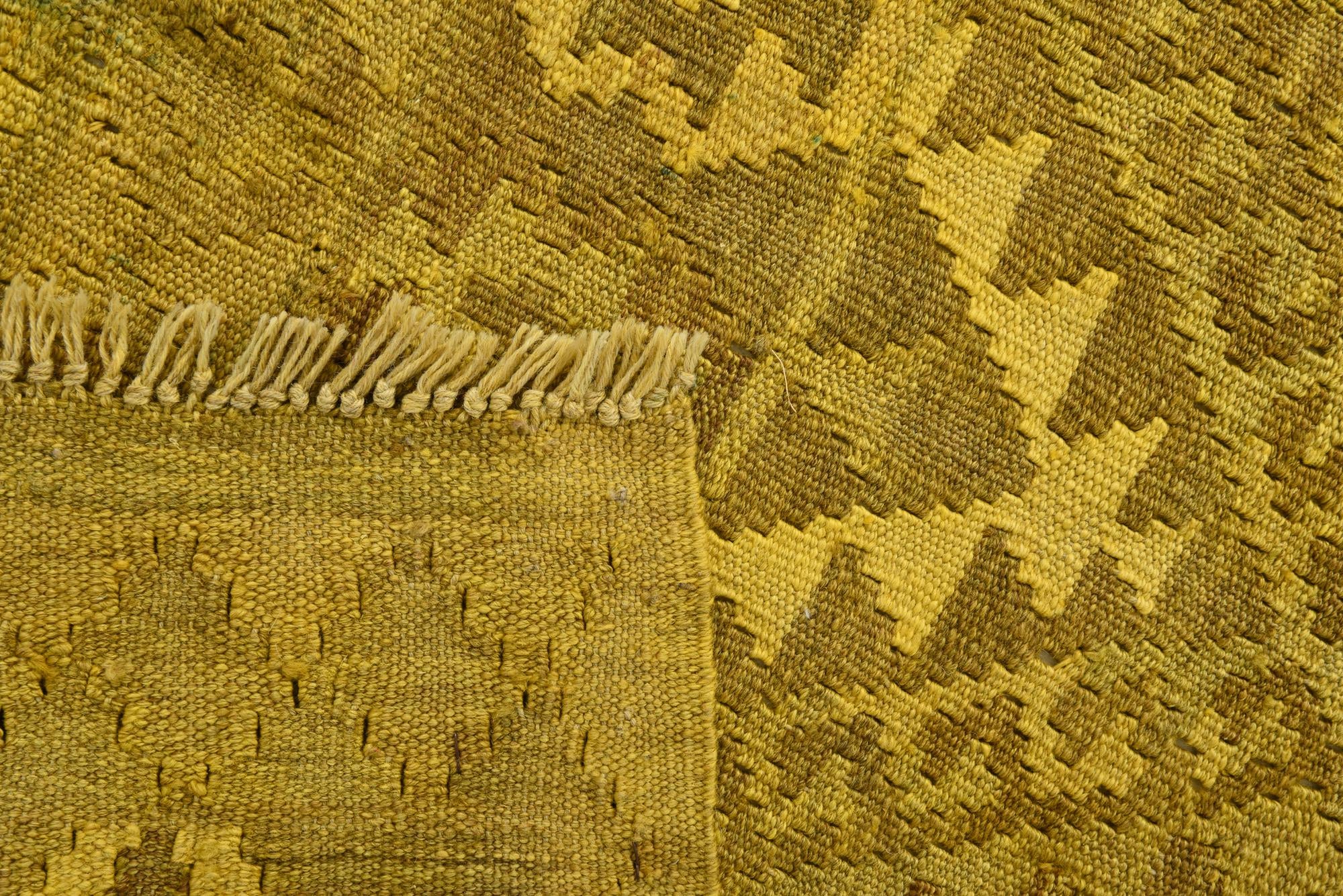 5' 3 x 6' 4 Hand Woven Kilim Modern Wool Rug