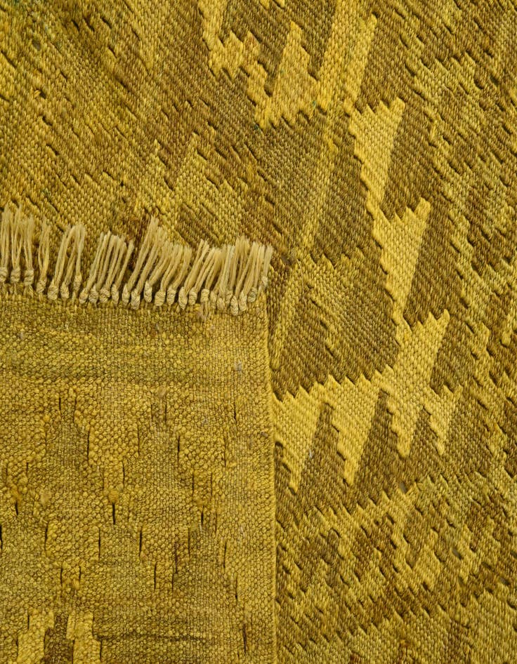Detail image of 5' 3 x 6' 4  Hand Woven Kilim Modern Wool Rug
