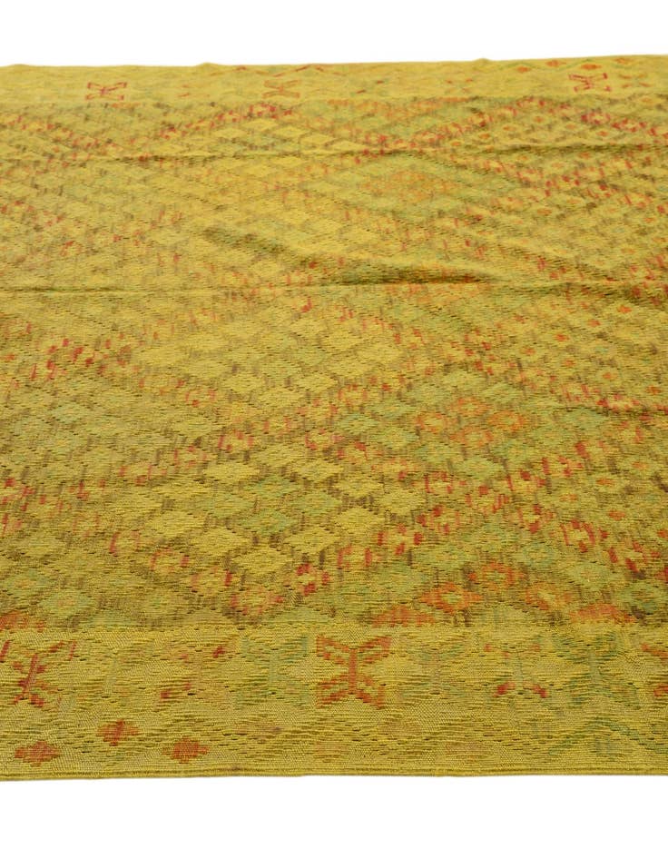 Detail image of 6' x 8' 1 Hand Woven Kilim Modern Wool Rug