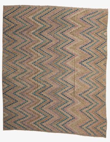 10' 5 x 12' 6 Hand Woven Kilim Modern Wool Rug