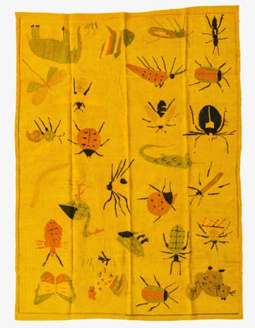 4' 5 x 6' Hand Woven Kilim Suzani Wool Rug