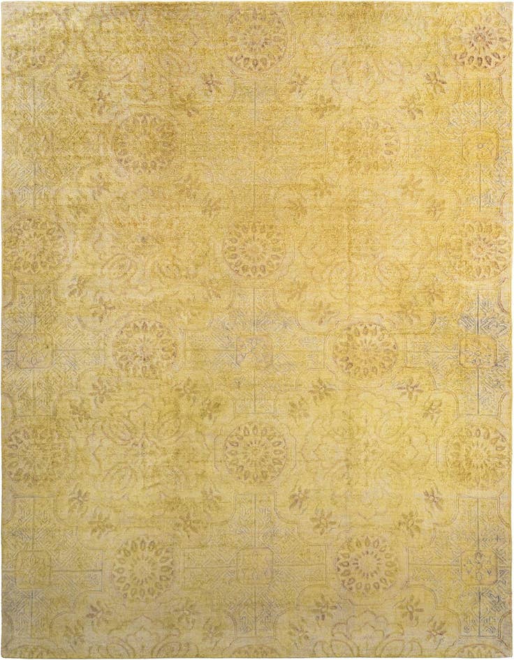Detail image of 8' 6 x 12' 3 Hand Knotted Kundan Rug