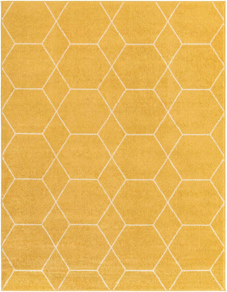 Detail image of 7' 10 x 10' Lattice Frieze Rug