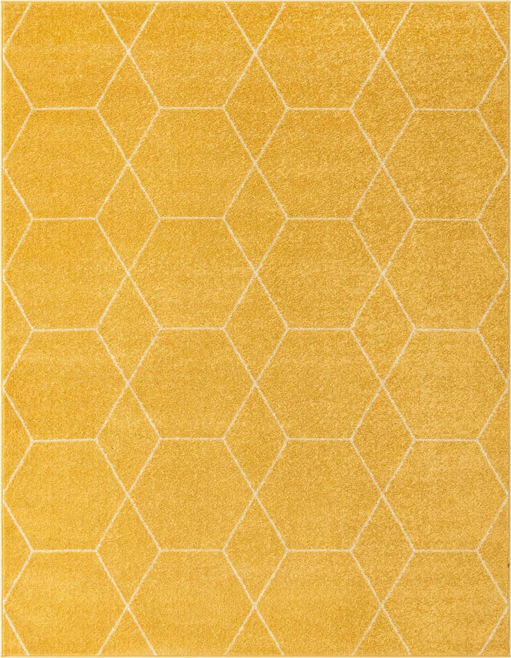 Detail image of 6' x 9' Lattice Frieze Rug