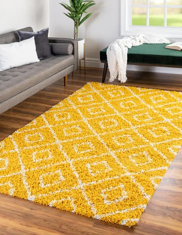 2' x 3' Lattice Shag Rug