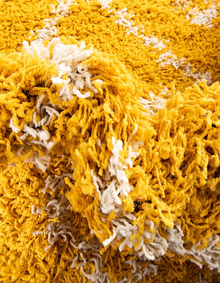 Detail image of 6' x 9' Lattice Shag Rug