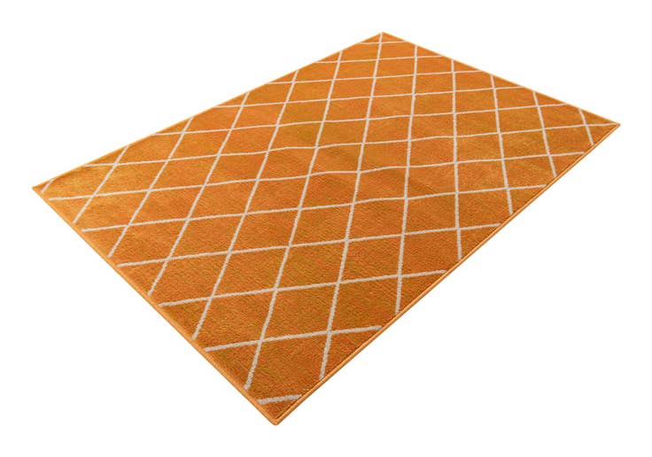 Detail image of 4' x 5' 8 Lattice Trellis Rug