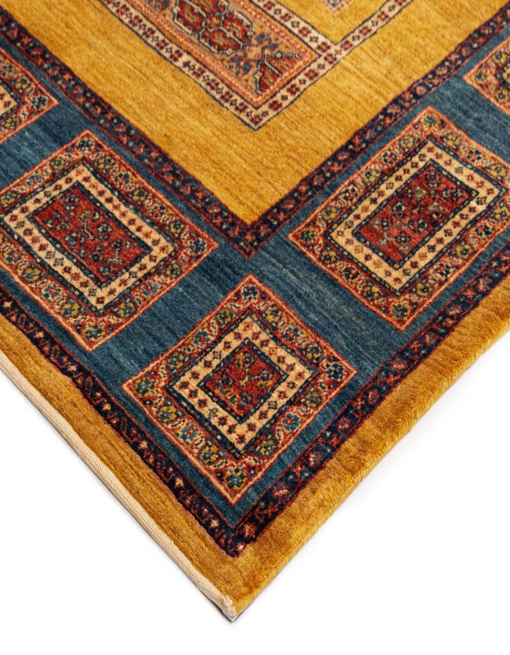 Detail image of 4' 11 x 7' 2 Luribaft Wool Rug