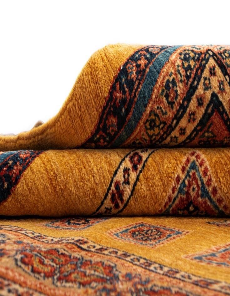 Detail image of 4' 11 x 7' 2 Luribaft Wool Rug