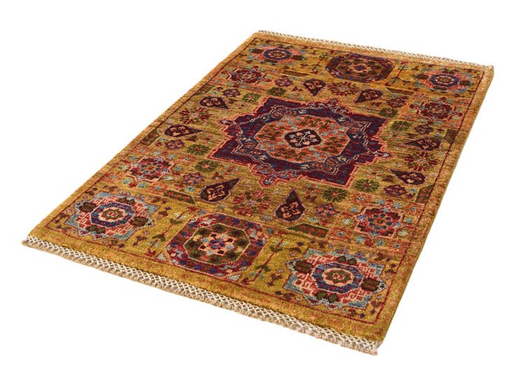 Detail image of 2' x 3' 1 Hand Knotted Mamluk Ziegler Rug