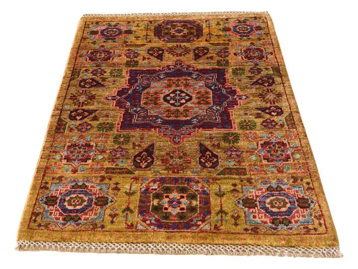 2' x 3' 1 Hand Knotted Mamluk Ziegler Rug