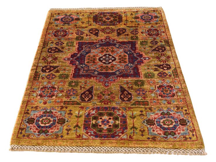 Detail image of 2' x 3' 1 Hand Knotted Mamluk Ziegler Rug
