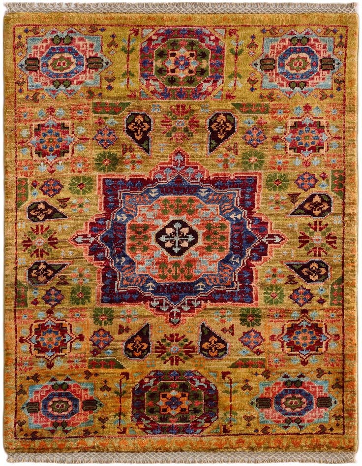 Detail image of 2' x 3' 1 Hand Knotted Mamluk Ziegler Rug