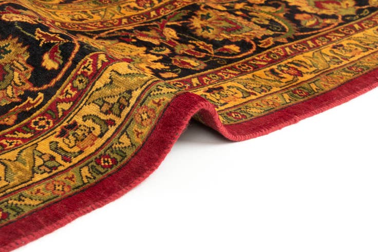 Detail image of 9' 9 x 12' 4 Hand Knotted Mashad Persian Wool Rug