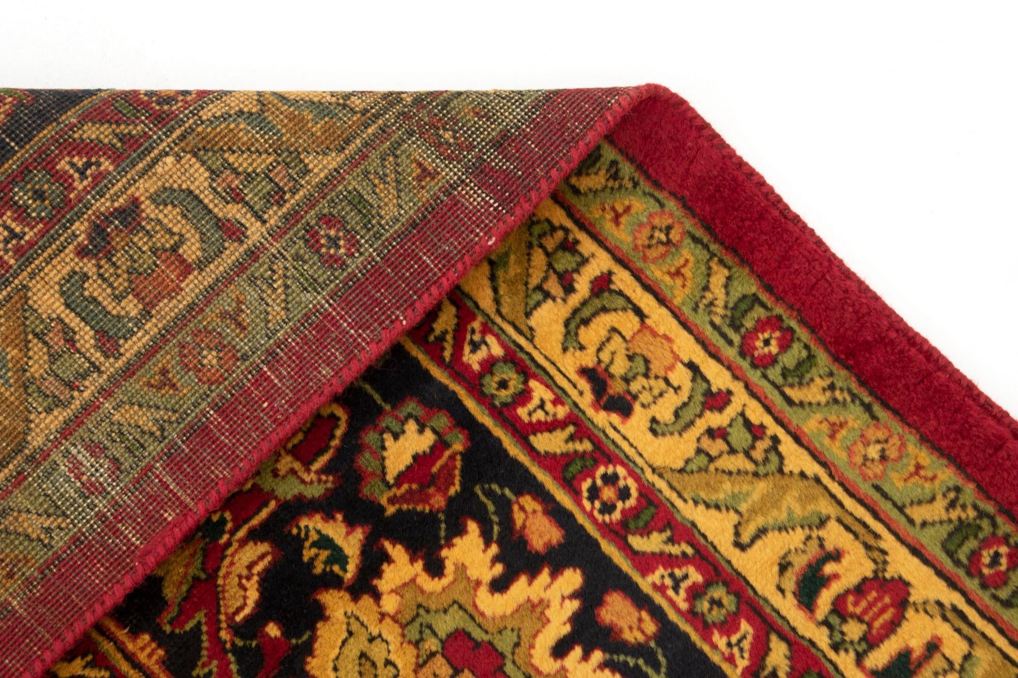 9' 9 x 12' 4 Hand Knotted Mashad Persian Wool Rug