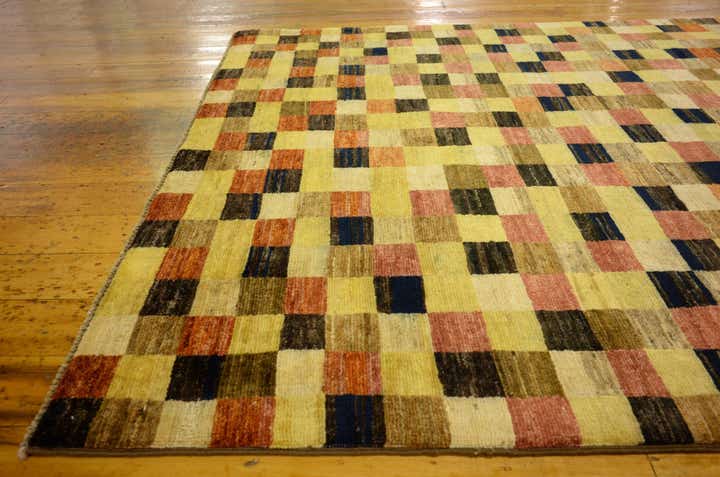 4' x 5' 10 Hand Knotted Modern Ziegler Oriental Rug