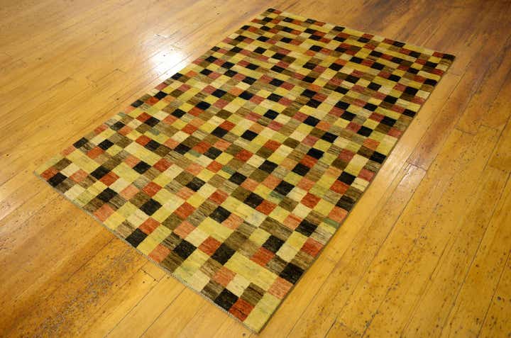 4' x 5' 10 Hand Knotted Modern Ziegler Oriental Rug
