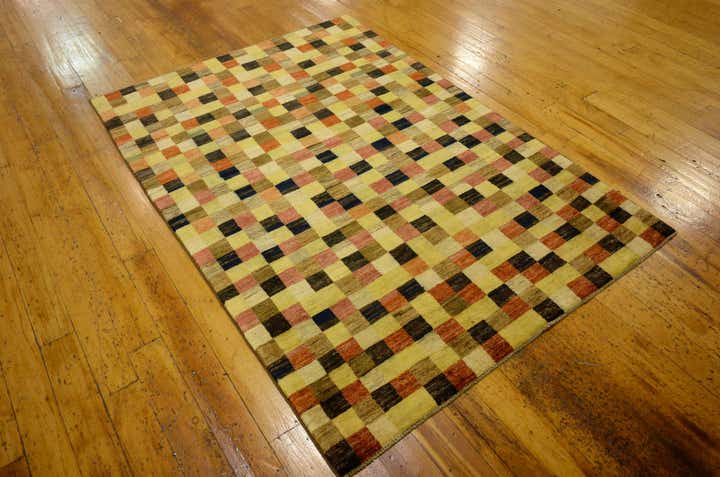 4' x 5' 10 Hand Knotted Modern Ziegler Oriental Rug