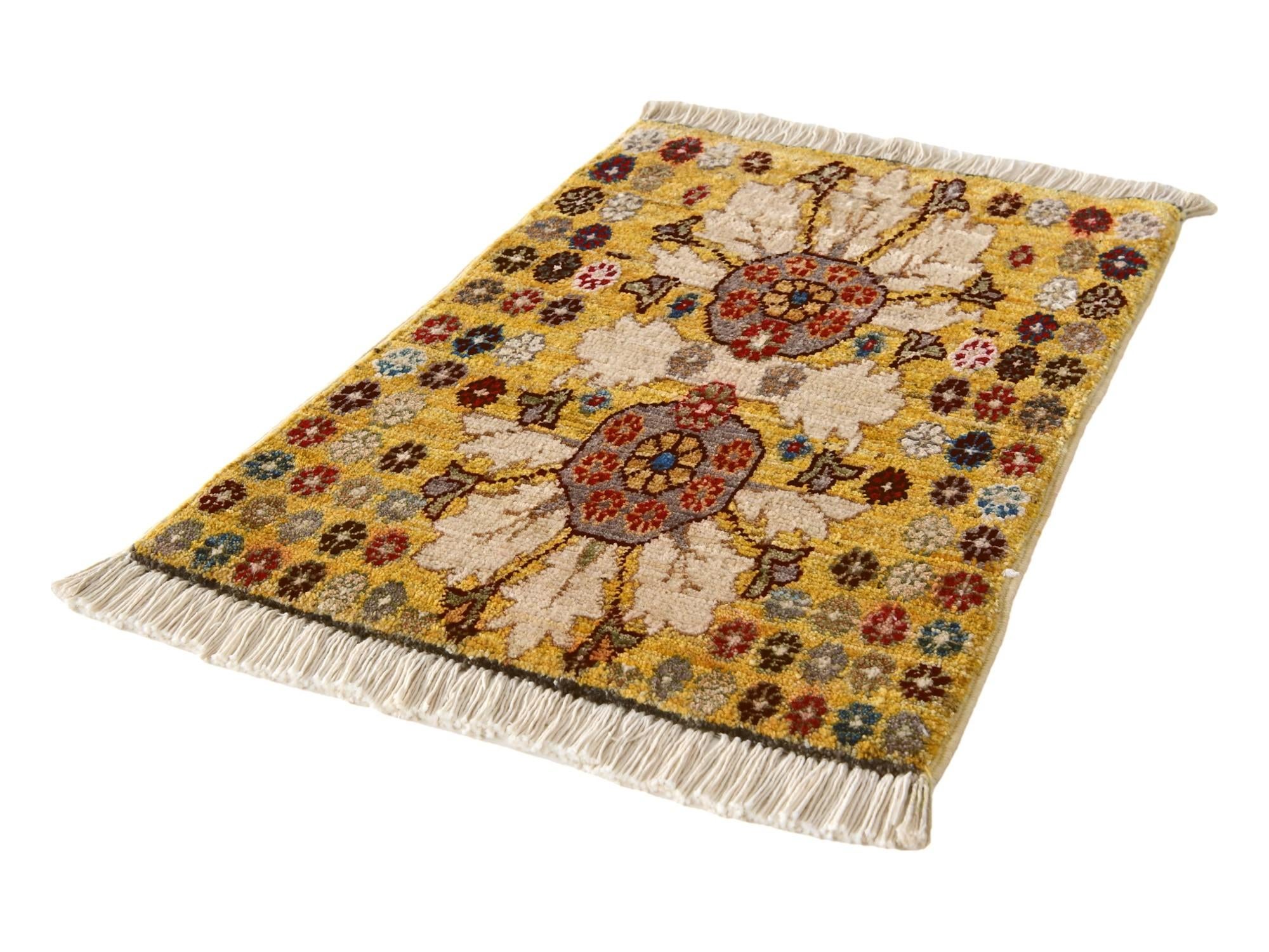 1' 5 x 2' 2 Hand Knotted Modern Ziegler Rug