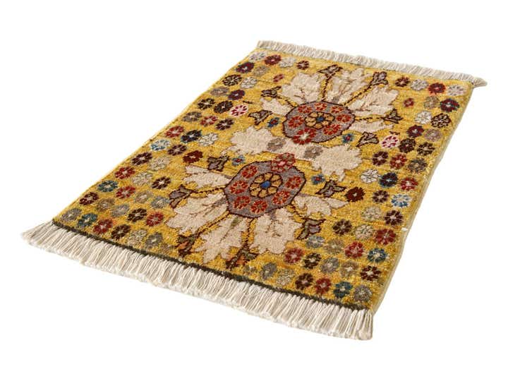 1' 5 x 2' 2 Hand Knotted Modern Ziegler Rug