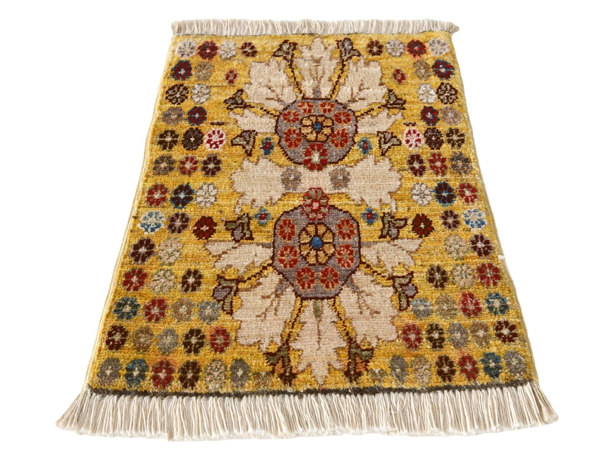 1' 5 x 2' 2 Hand Knotted Modern Ziegler Rug