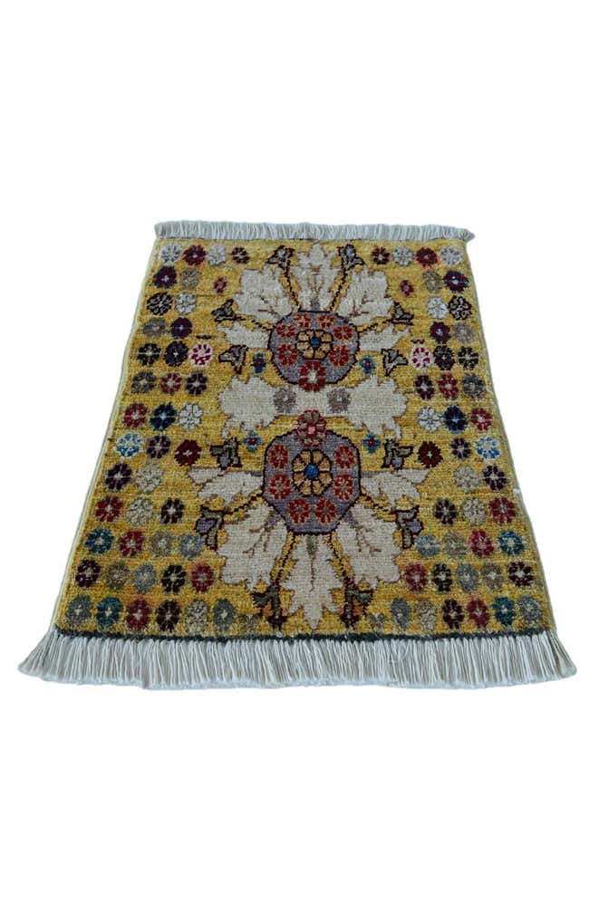 1' 5 x 2' 2 Hand Knotted Modern Ziegler Rug