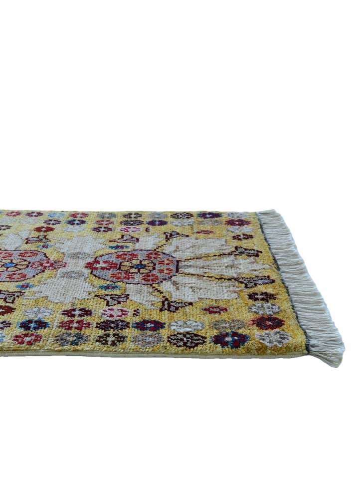 1' 5 x 2' 2 Hand Knotted Modern Ziegler Rug