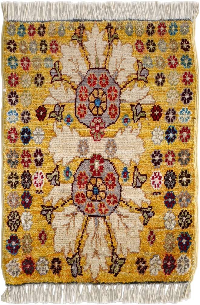 1' 5 x 2' 2 Hand Knotted Modern Ziegler Rug