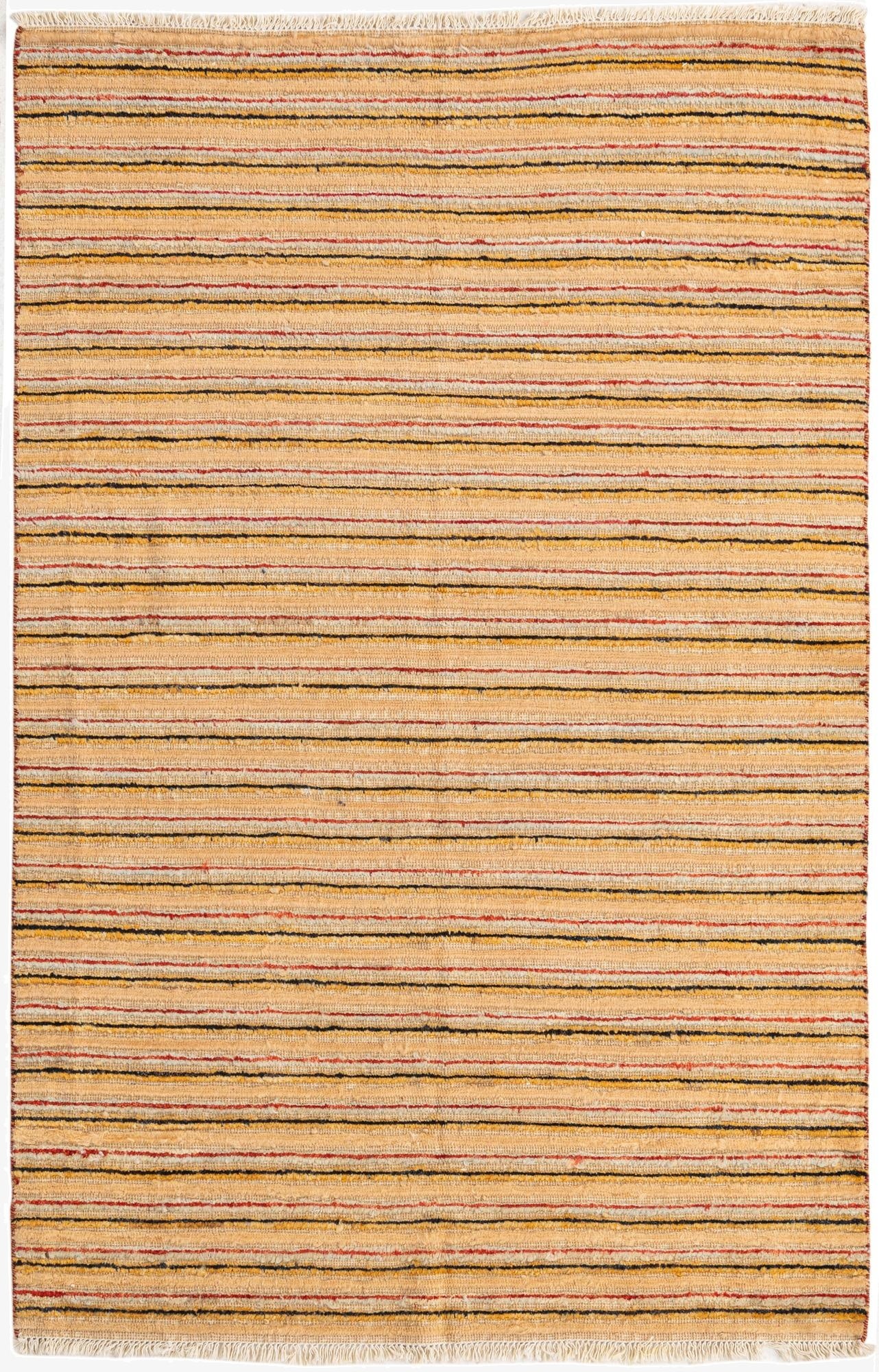 3' 10 x 6' 1  Hand Knotted Modern Ziegler Rug