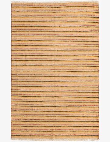 3' 10 x 6' 1 Hand Knotted Modern Ziegler Rug