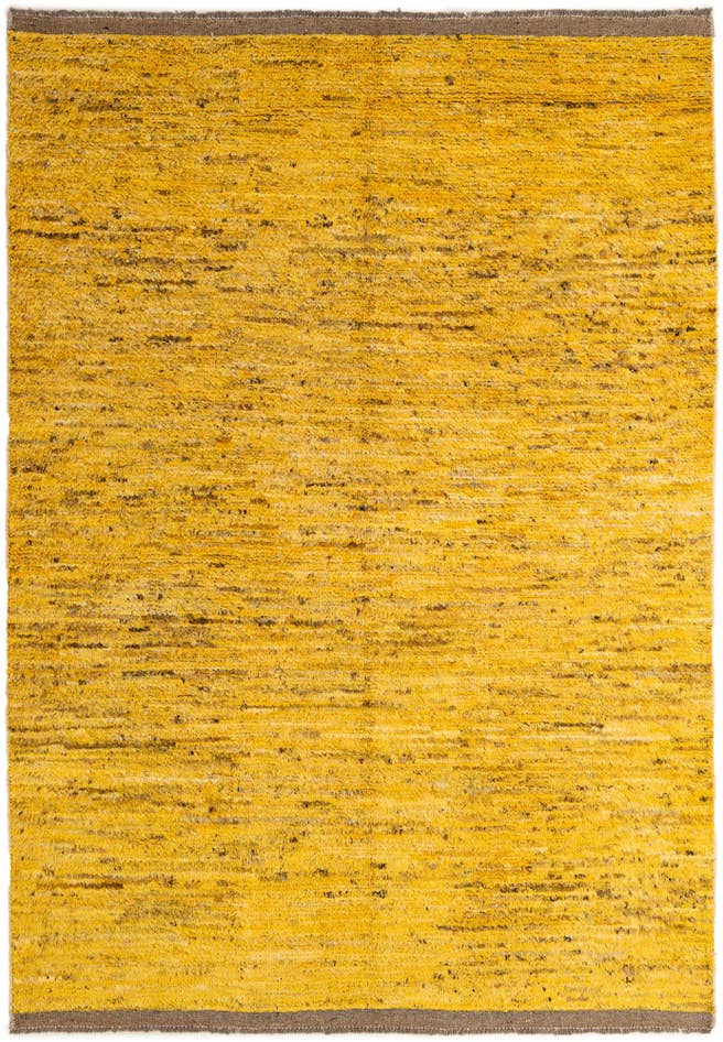 Detail image of 5' 6 x 7' 10 Hand Knotted Moroccan Wool Rug