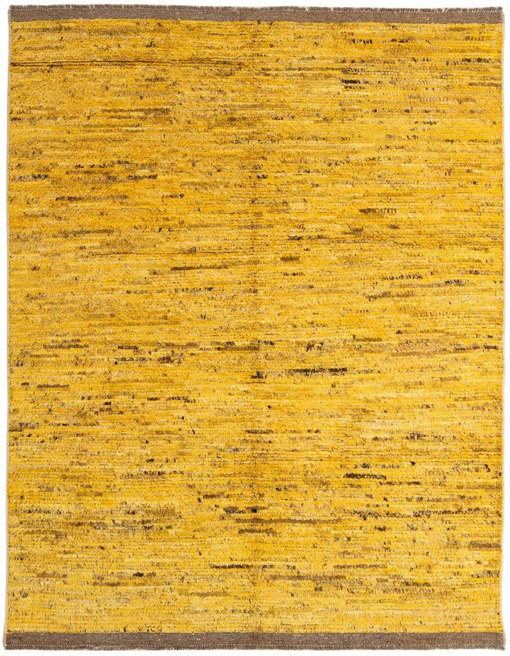 Detail image of 5' 8 x 7' 11 Hand Knotted Moroccan Wool Rug