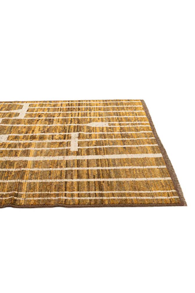 5' 5 x 8' 1 Hand Knotted Moroccan Wool Rug