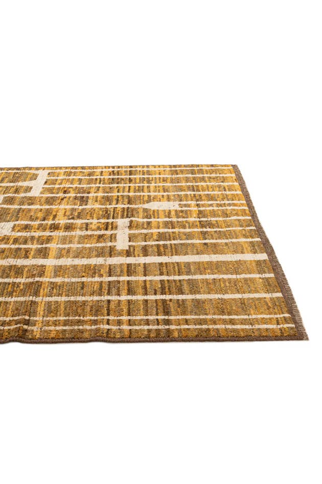 Detail image of 5' 5 x 8' 1 Hand Knotted Moroccan Wool Rug